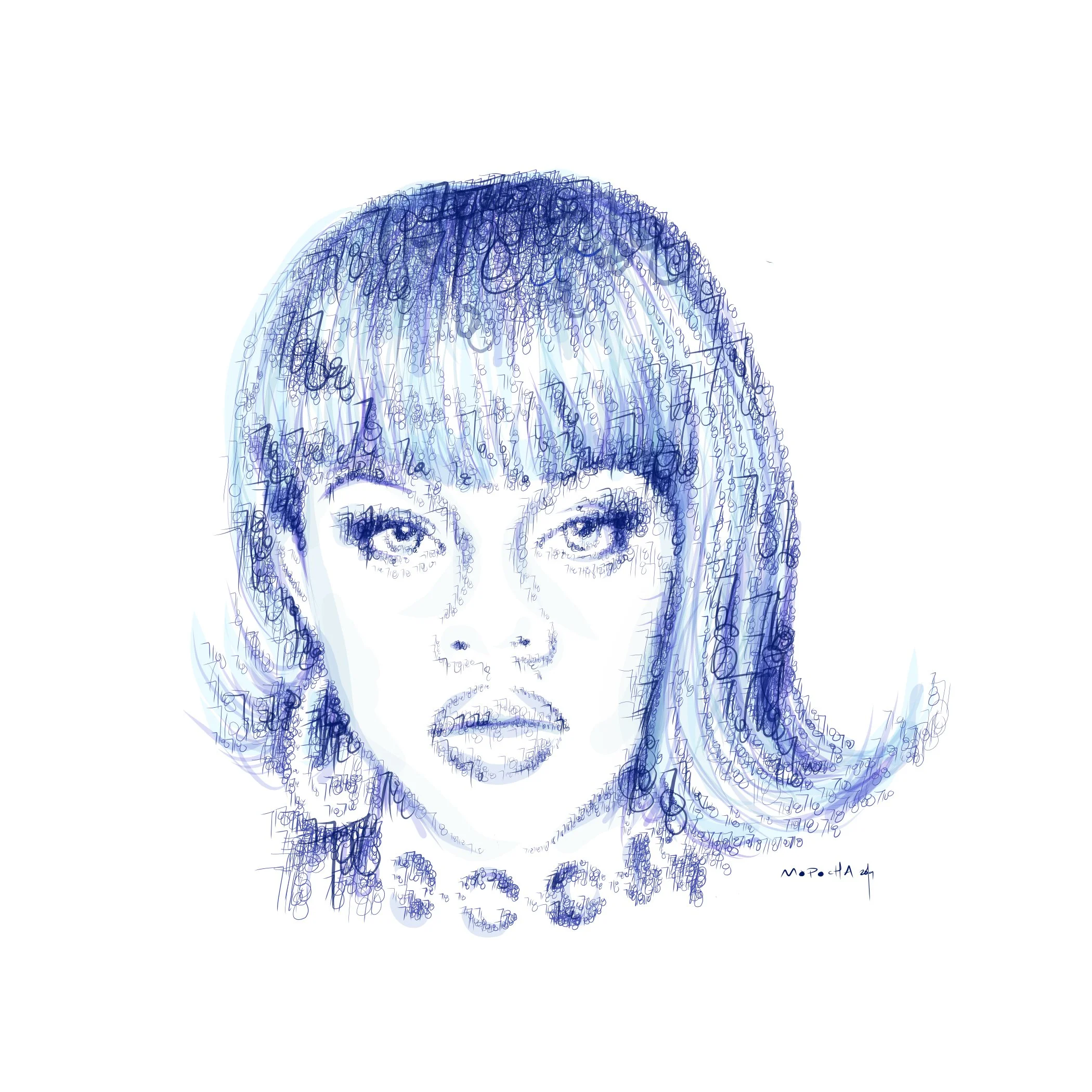 718 / lil kim, 2018, digital [adobe draw]
