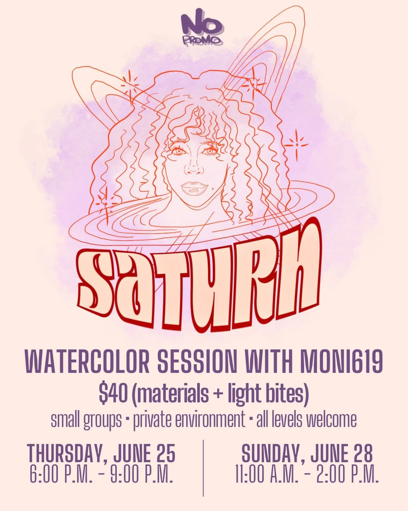 🚨NEW DATE / 💸NEW PRICE
I know sometimes Sundays are hard so I&rsquo;m offering a weekday this month for my next workshops. Also cutting my price down a bit. I know times are tough and we all deserve a break✨

a slow painting experience with this cu