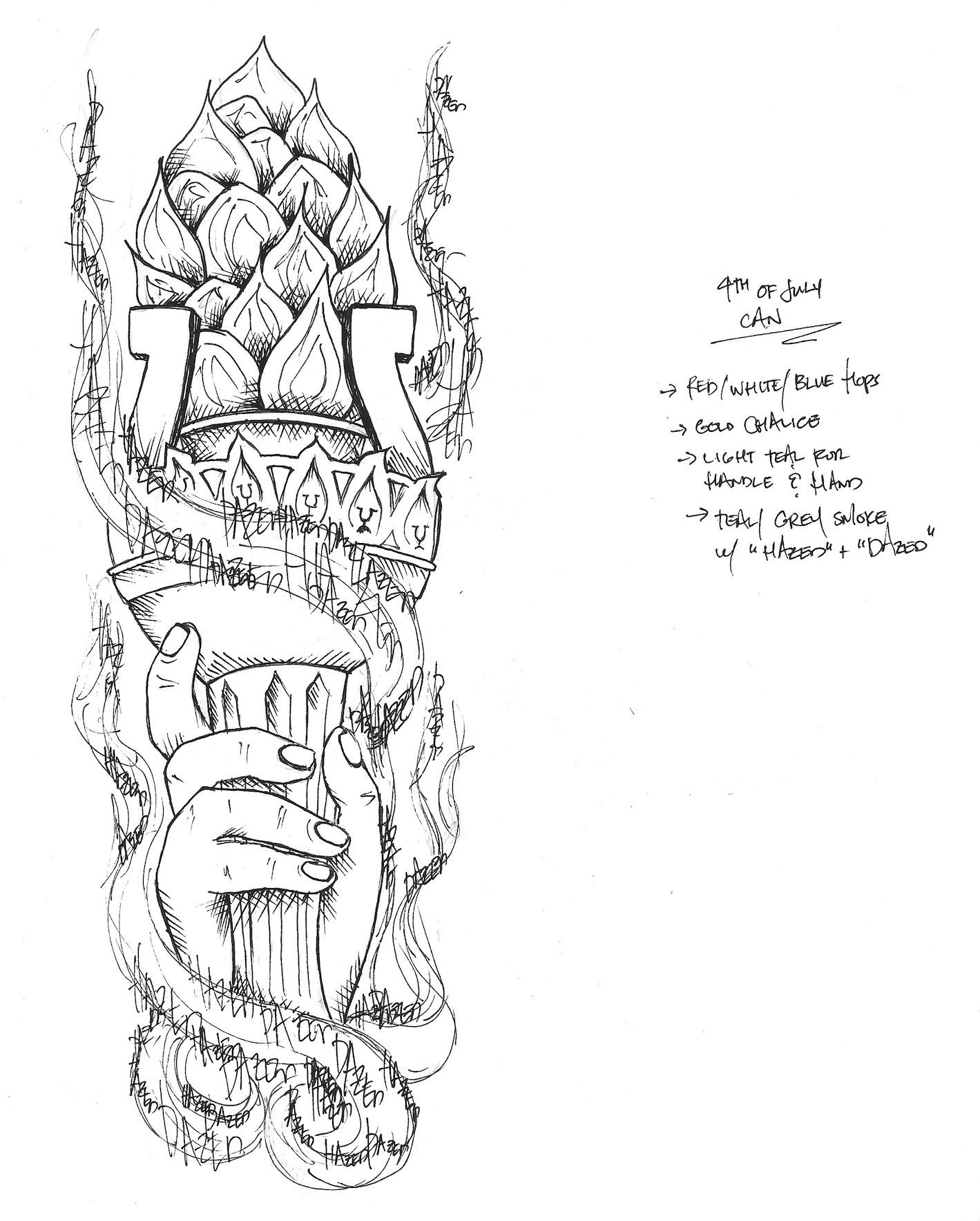 Original sketch