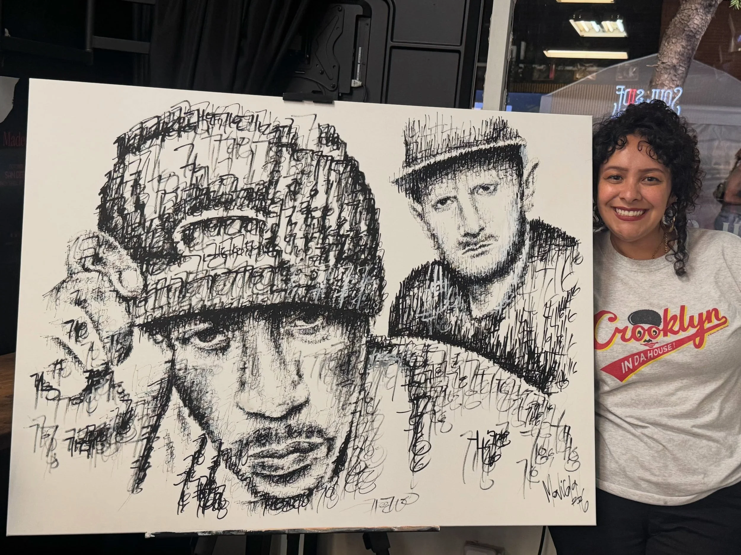 I could write a million words for this post, but all I will say is that meeting @mastaacepics &amp; @marcopolobeats was one of the highlights of my artistic career. I&rsquo;ve been at this for 14 years now, and I&rsquo;ve never been able to meet the 