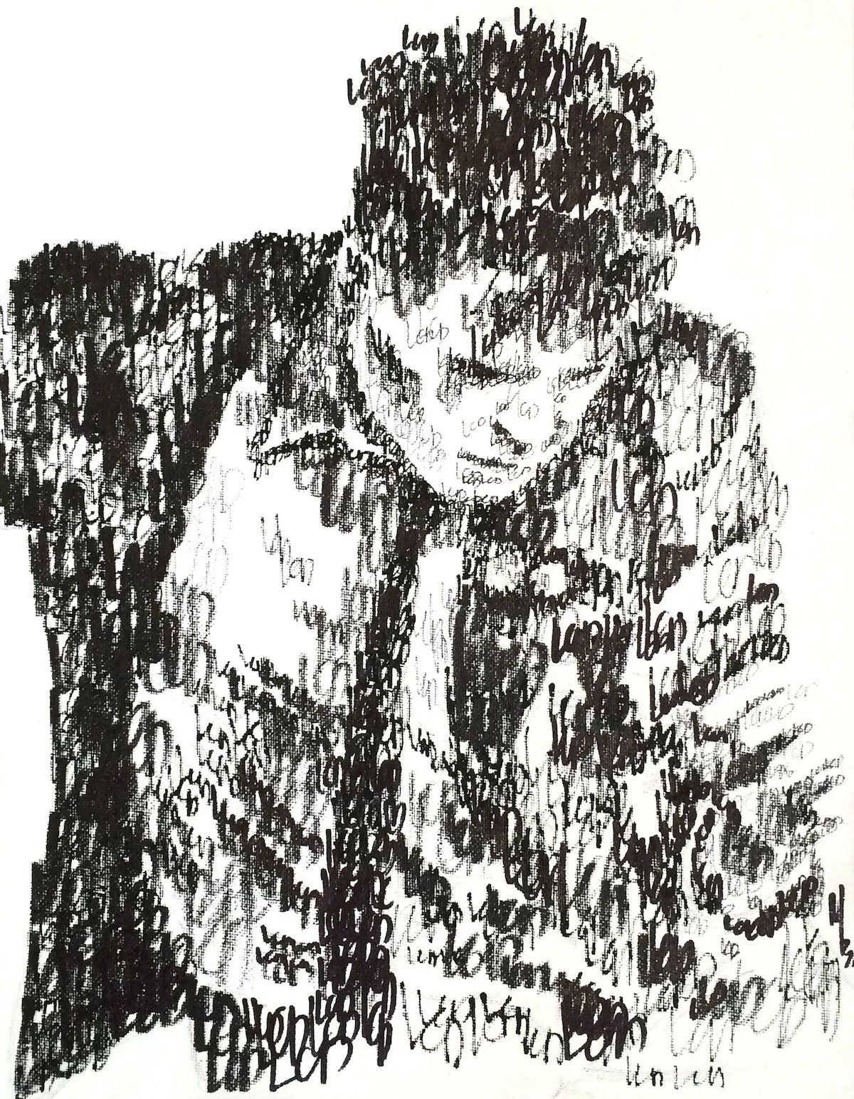 lcd / james murphy, 2015, acrylic on canvas