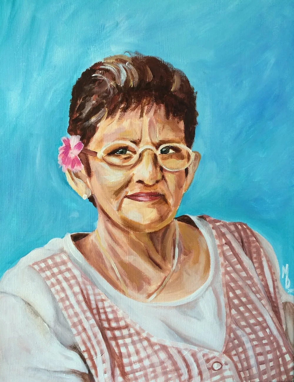 commissioned portrait, 2014, acrylic on canvas