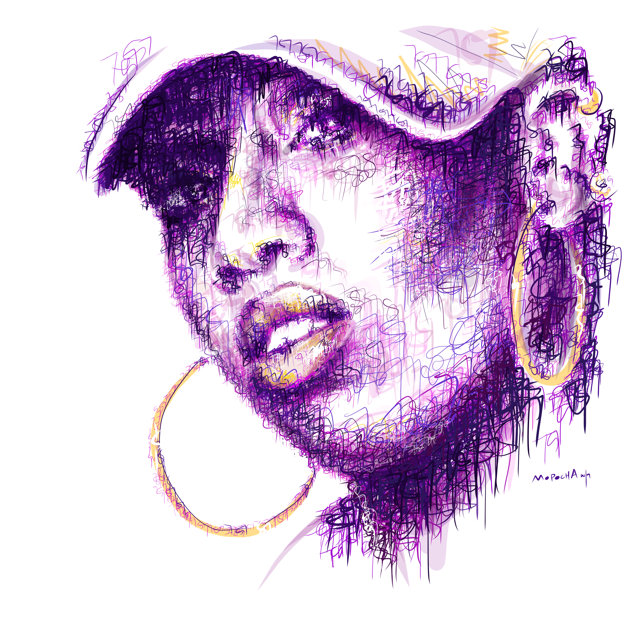 757 / missy elliot, 2019, digital [adobe draw]
