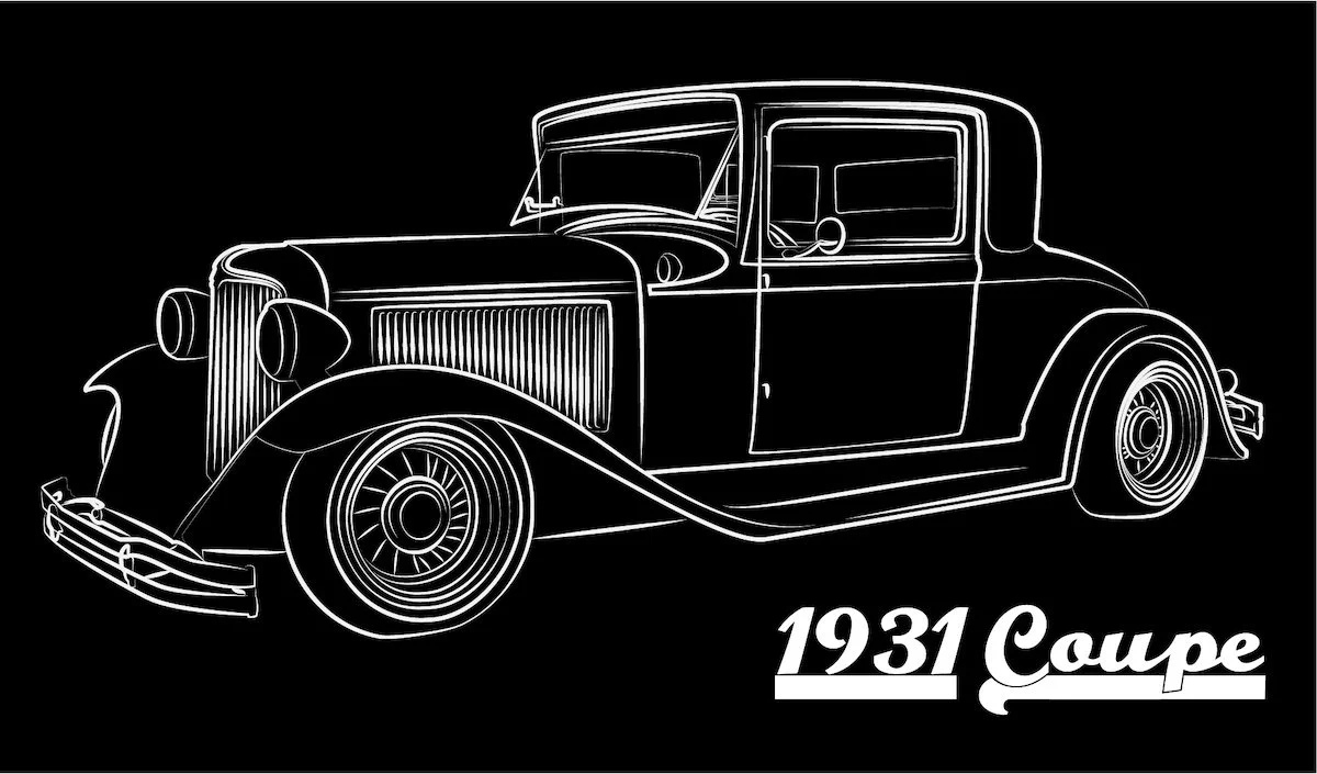 1931 coupe, 2018, digital [illustrator]