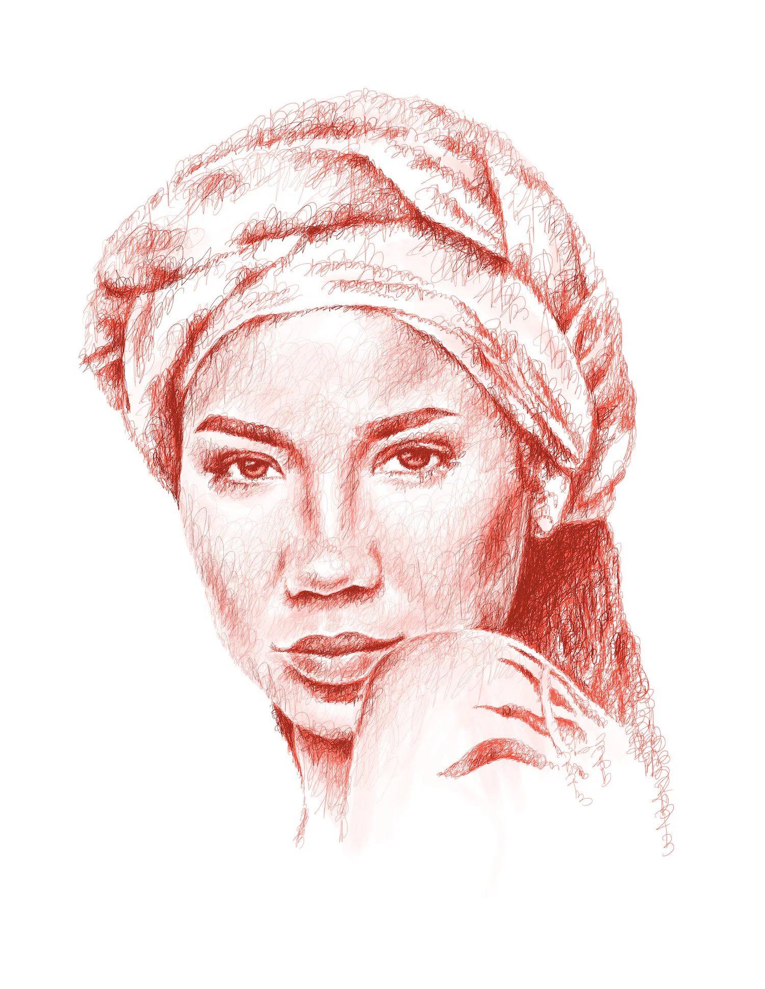 213 / jhene aiko, 2021, digital [procreate]
