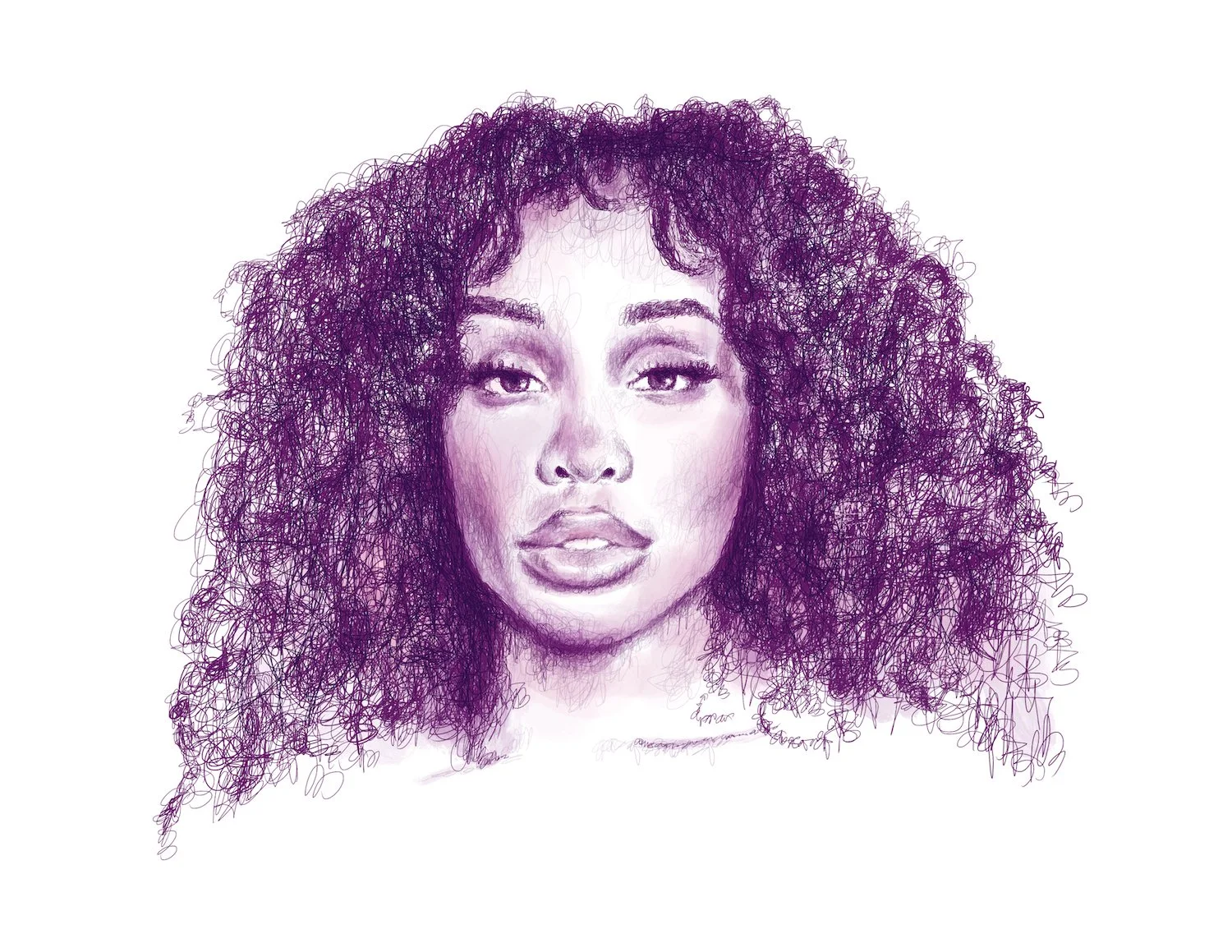 873 / sza, 2021, digital [procreate]