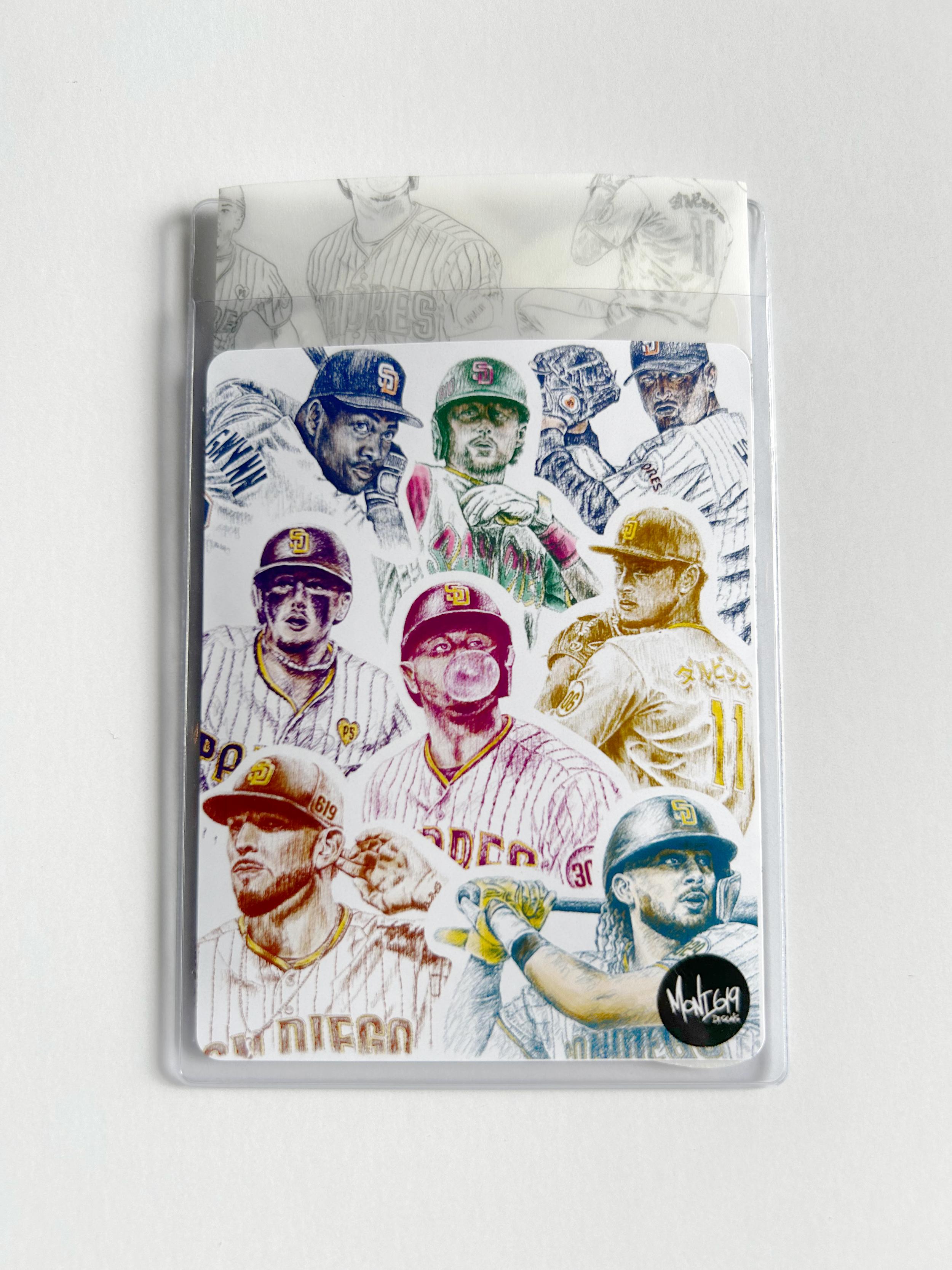 2024 Padres Sticker Pack Packaging