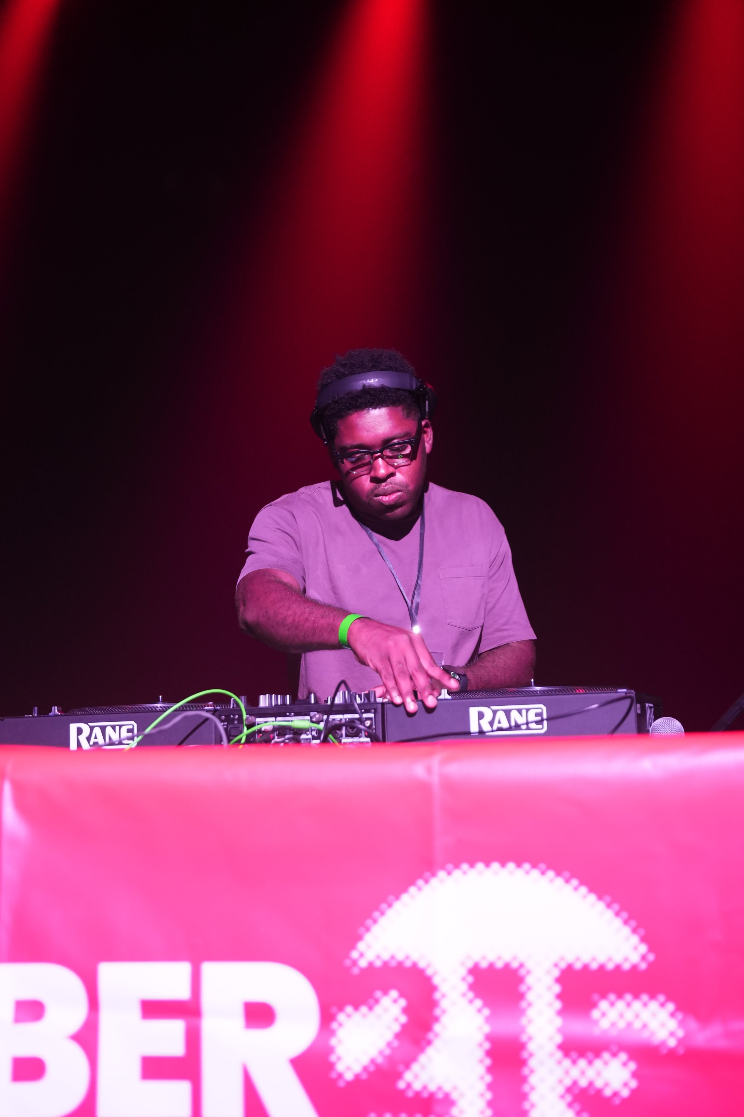 DJ Proud performing at the Chamber 215 finale at Franklin Music Hall