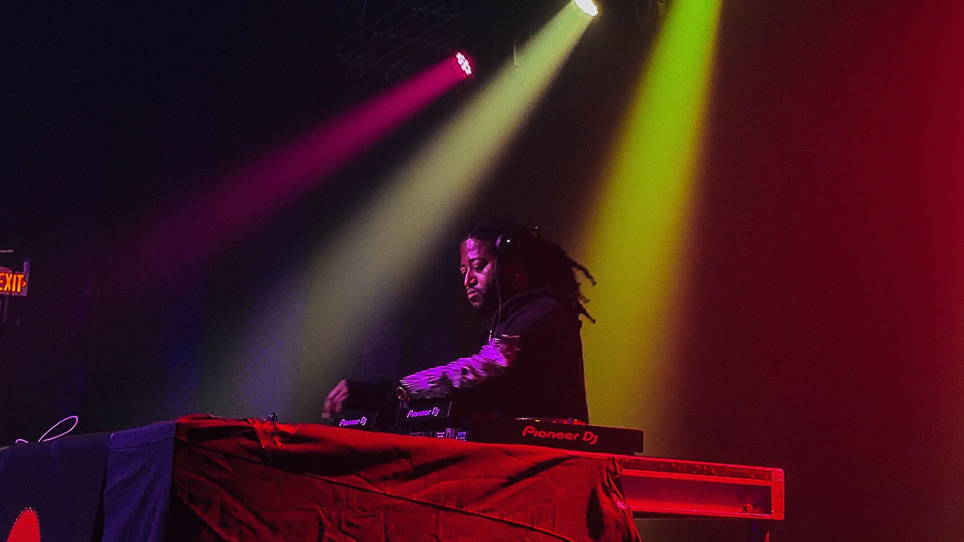 Austin Millz performing on stage at the 2026 Chamber 215 finale at Franklin Music Hall