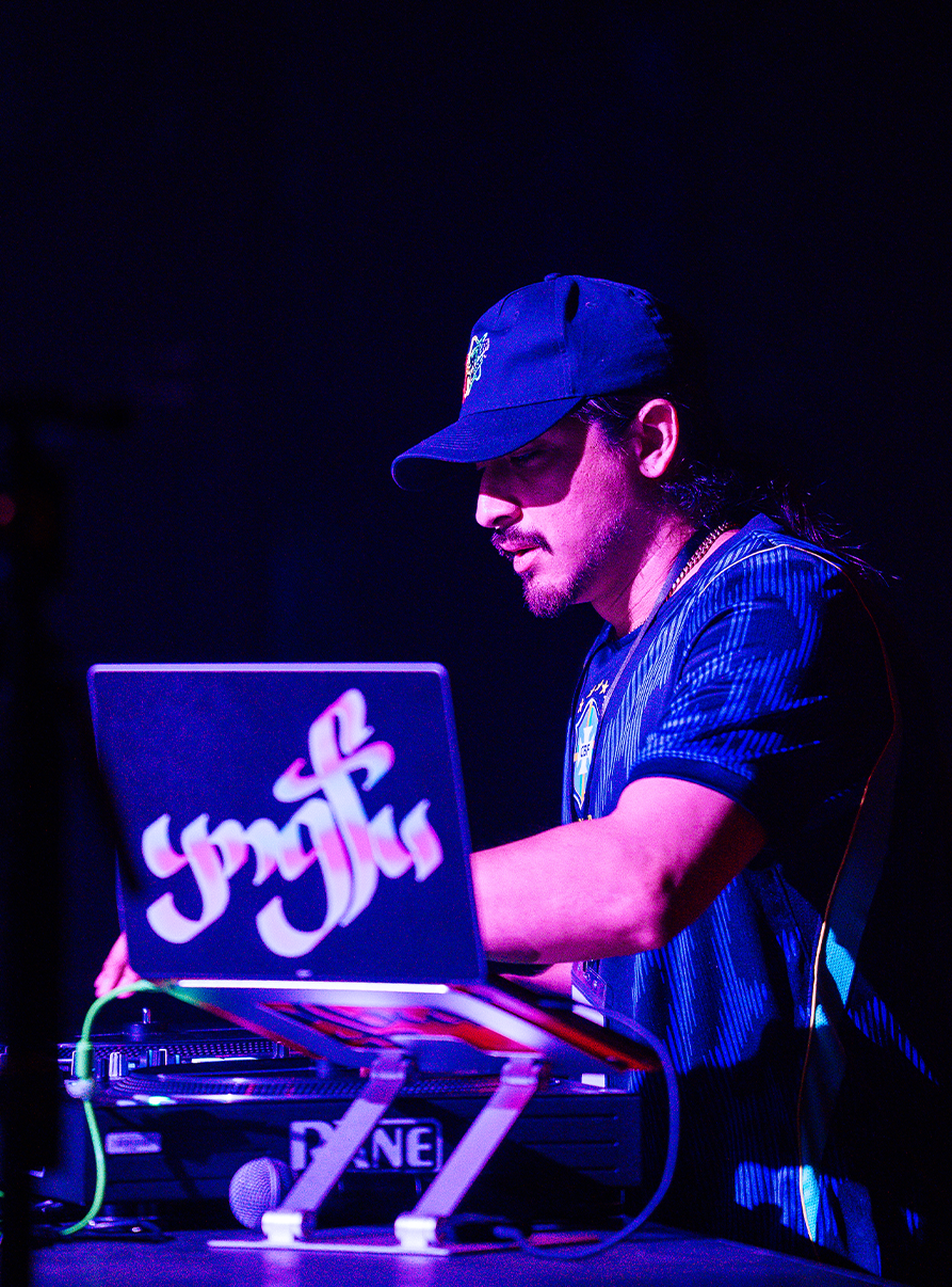 YNGFU performing at the 2026 Chamber 215 finale at Franklin Music Hall