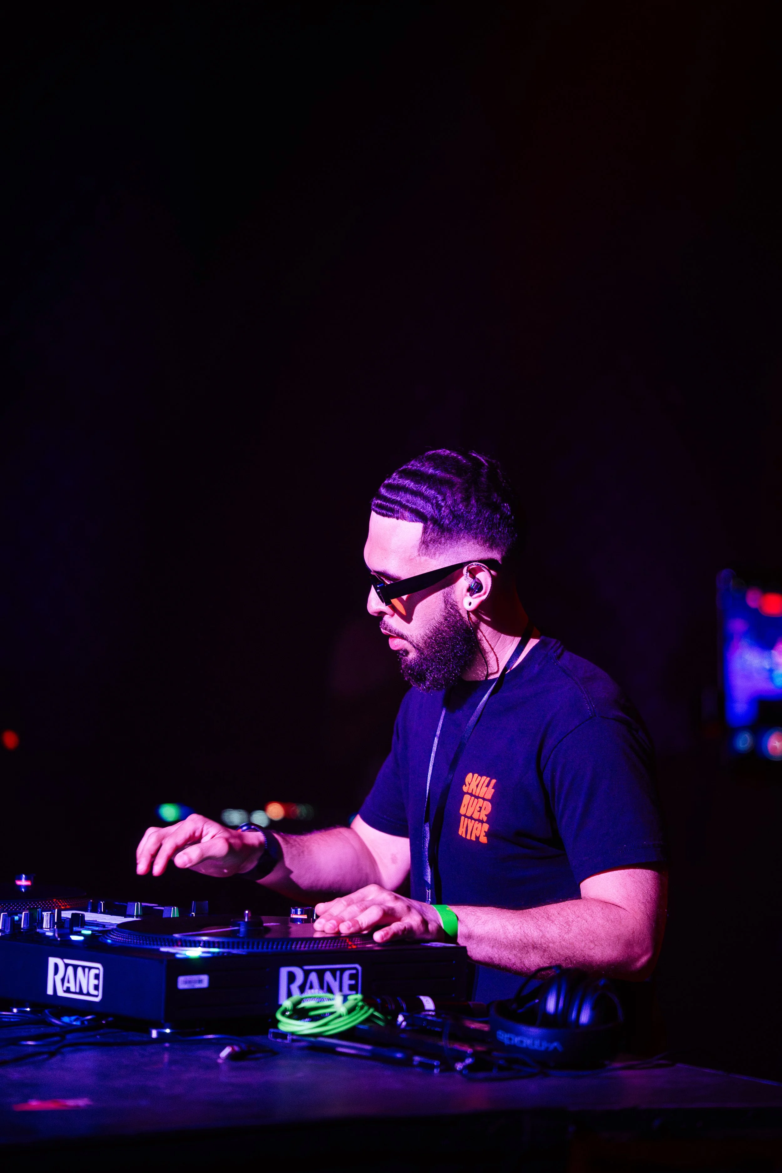 Santi performing at the Chamber 215 finale at Franklin Music Hall