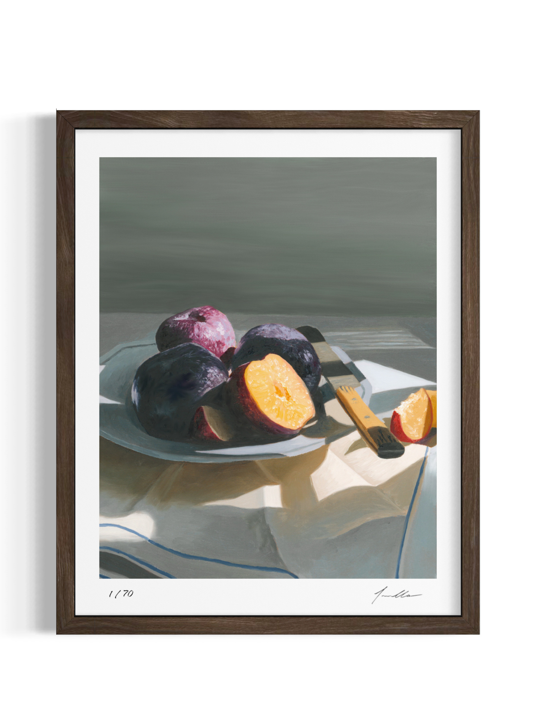Still Life of Plums