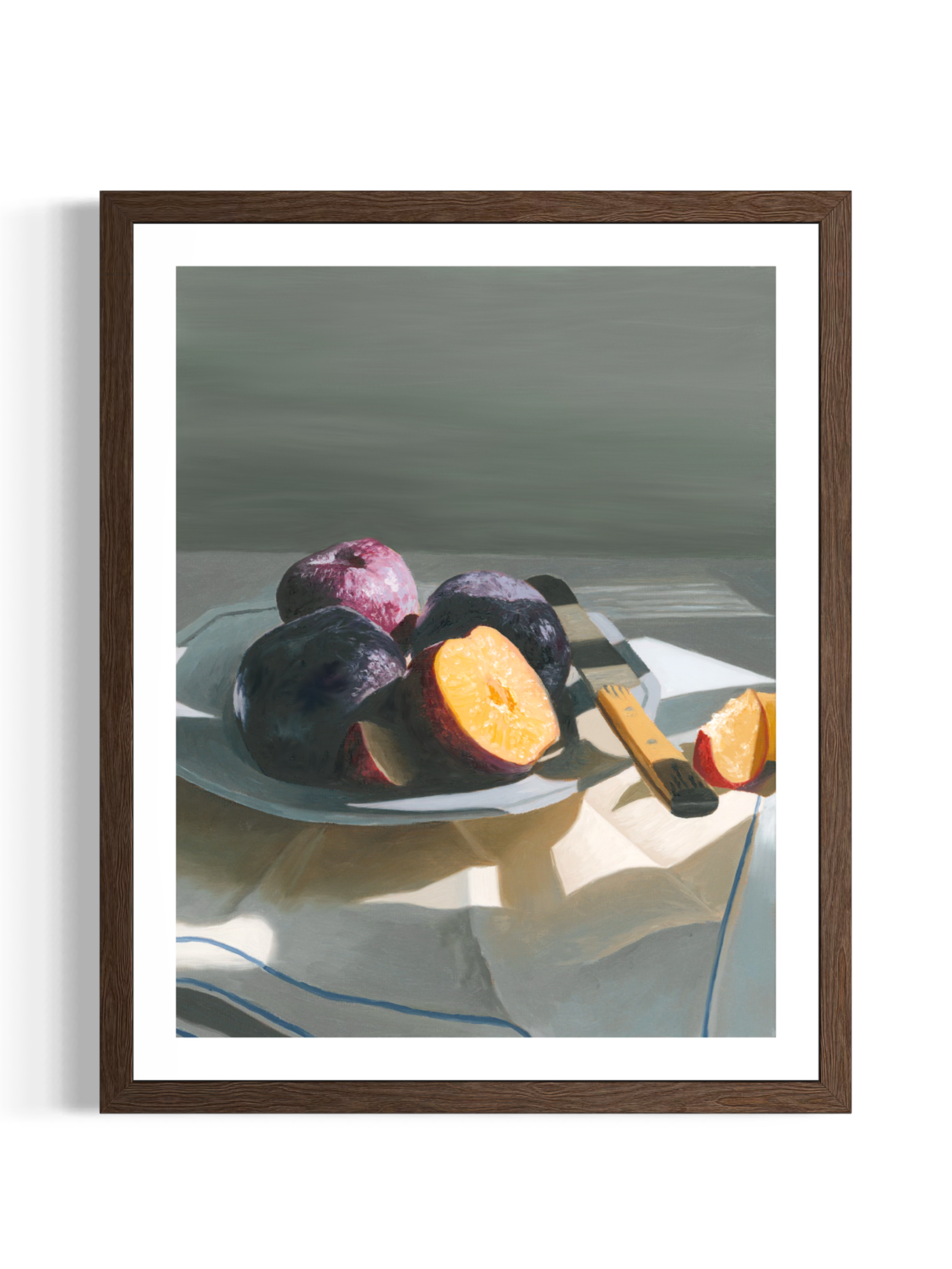 Still Life of Plums