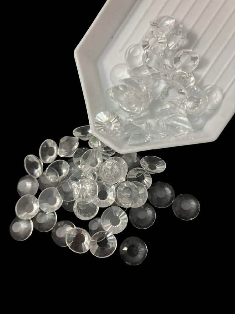 Crystal Clear Nude Glass Ab Rhinestones SS30