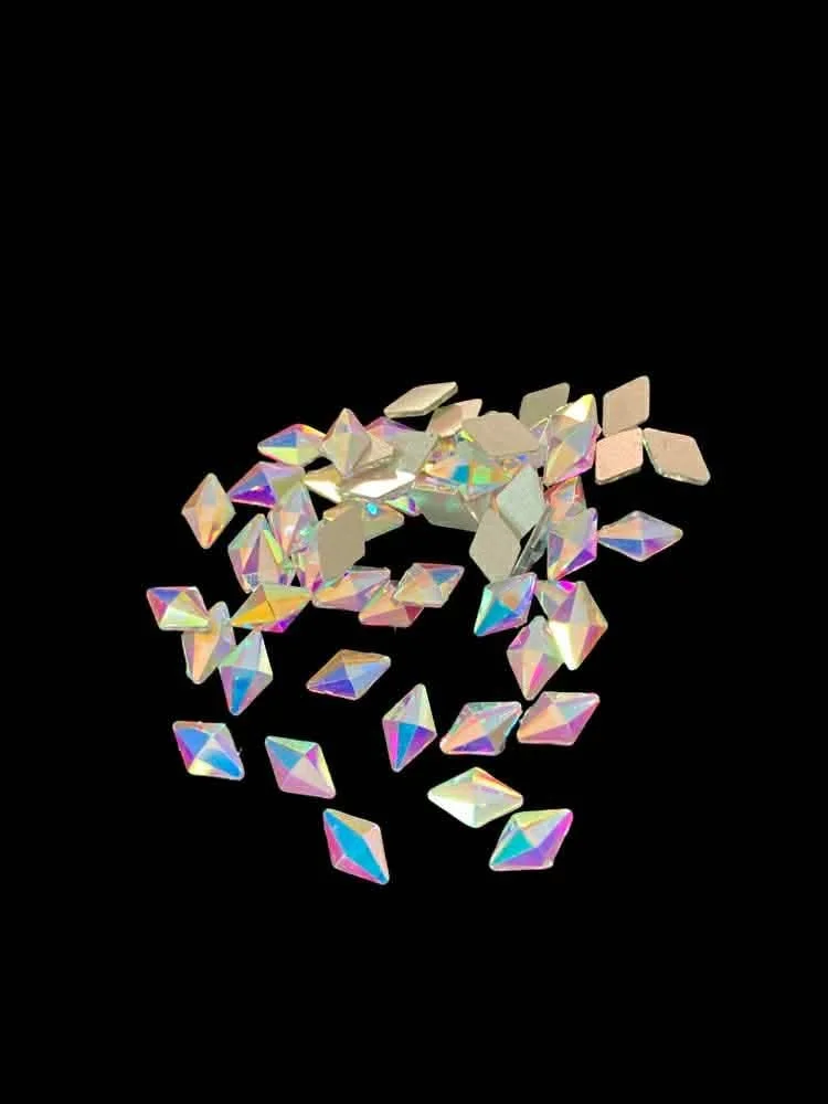 AB Diamond Crystal Glass Rhinestone 100 pieces