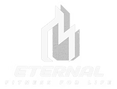 Logo with stylized building design and the text