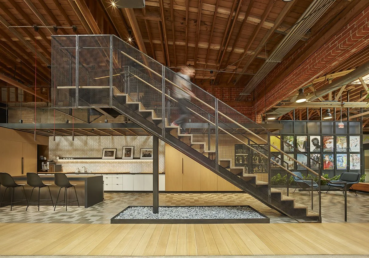 john-wells-productions-los-angeles-staircase-kitchen.jpg