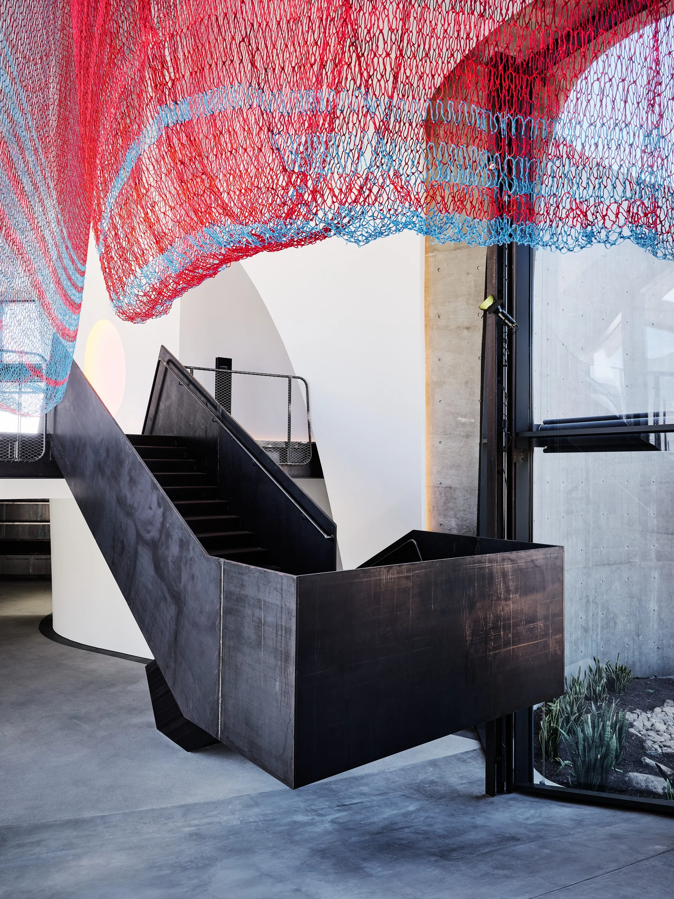 Donaldson+Partners-Hill House-Montecito-Steel Staircase-Janet Ekleman-Sculpture.jpg