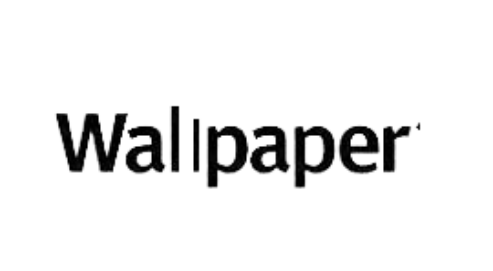 Text saying 'Wallpaper' in a stylized font