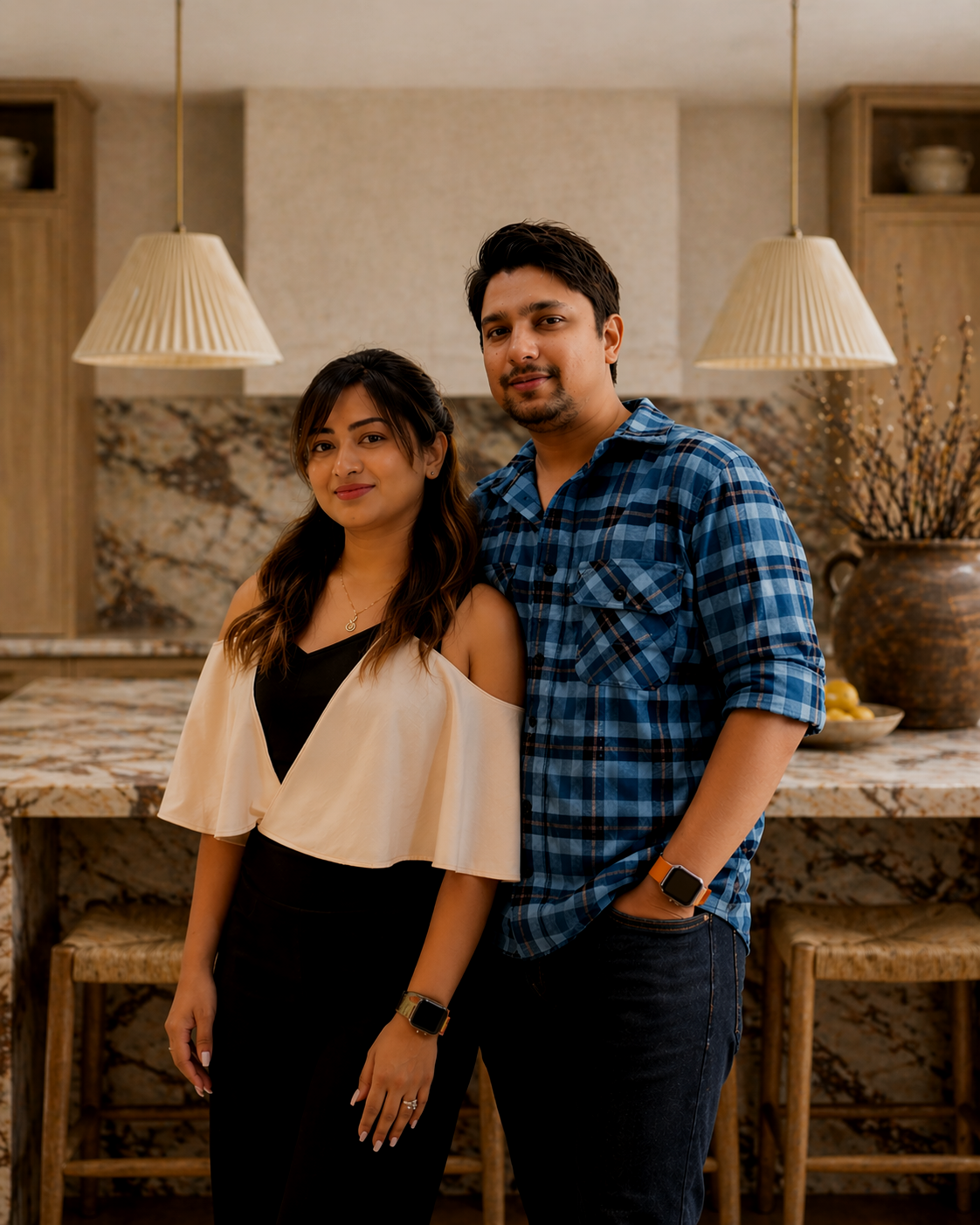 Vans Agarwal and Monty Gupta founders of Saiva Homes design-build studio Guelph Ontario