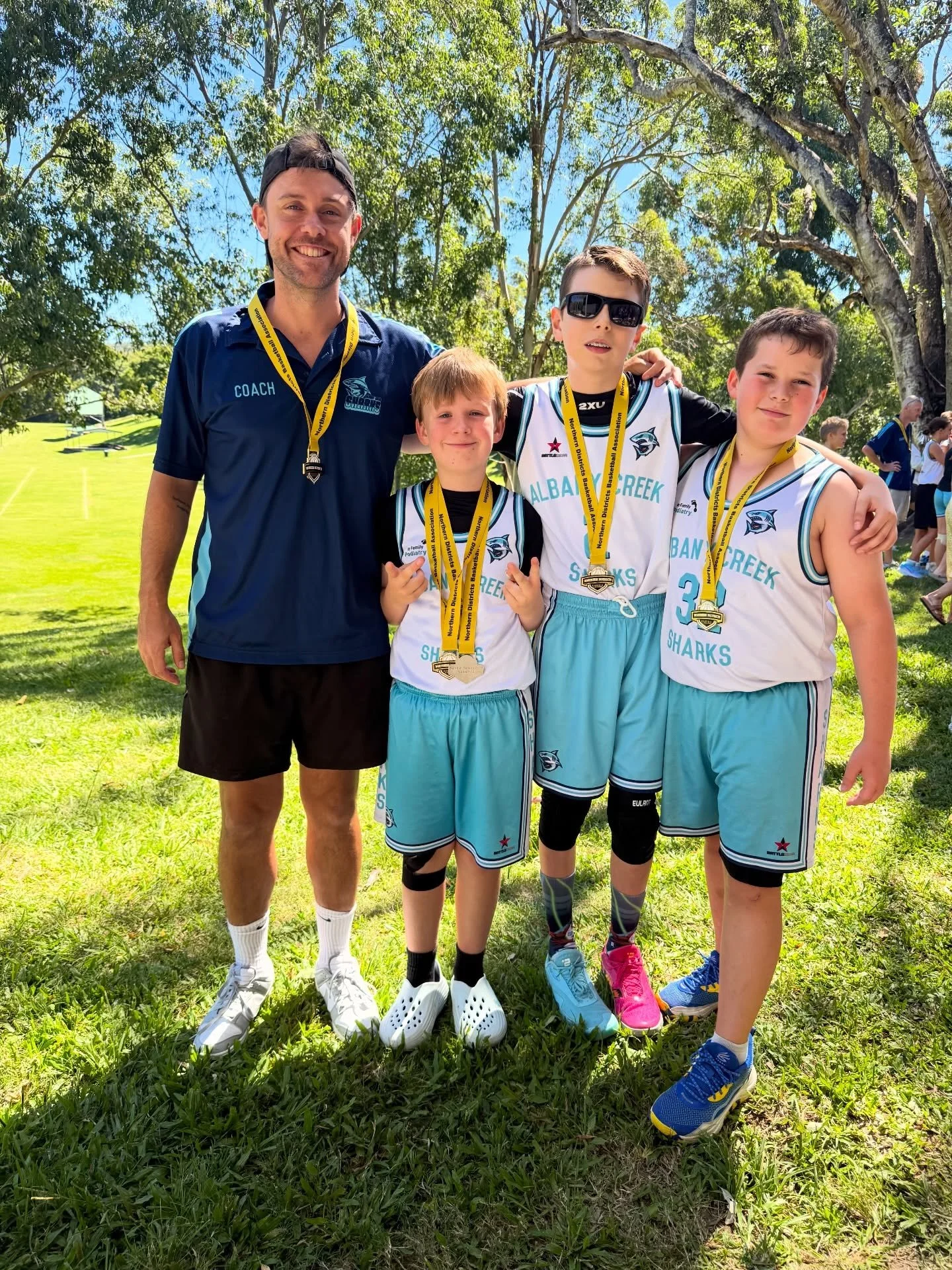 Got the opportunity to coach/see a bunch of the Element regulars competing in their @northerndistrictscrusaders Grand Final games for the @albany_creek_sharks . What a blessing it is to have a job where I get to see/be a small part of the growth of p