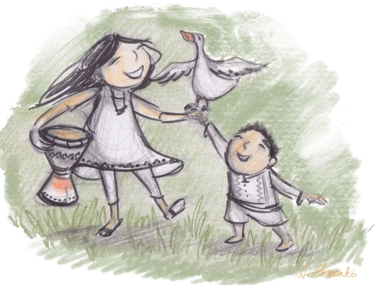 Sketch from 'The Voyage'