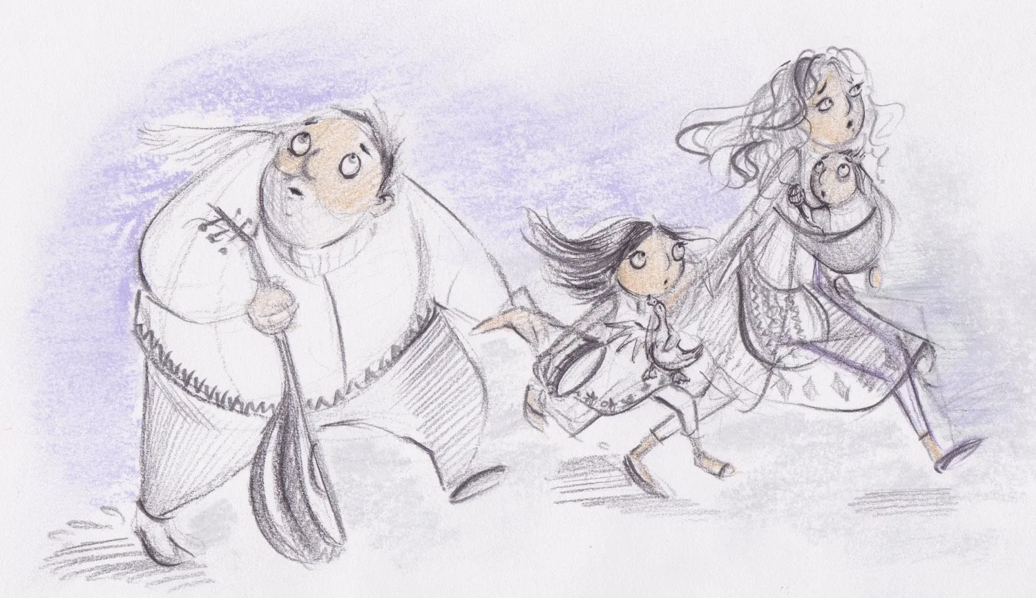 Family fleeing 'The Voyage'