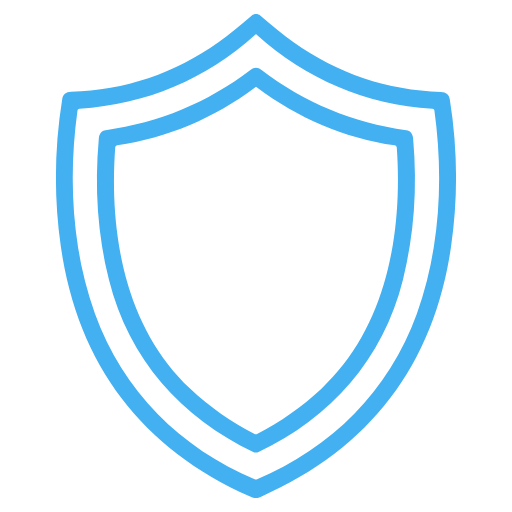 Shield icon representing trust