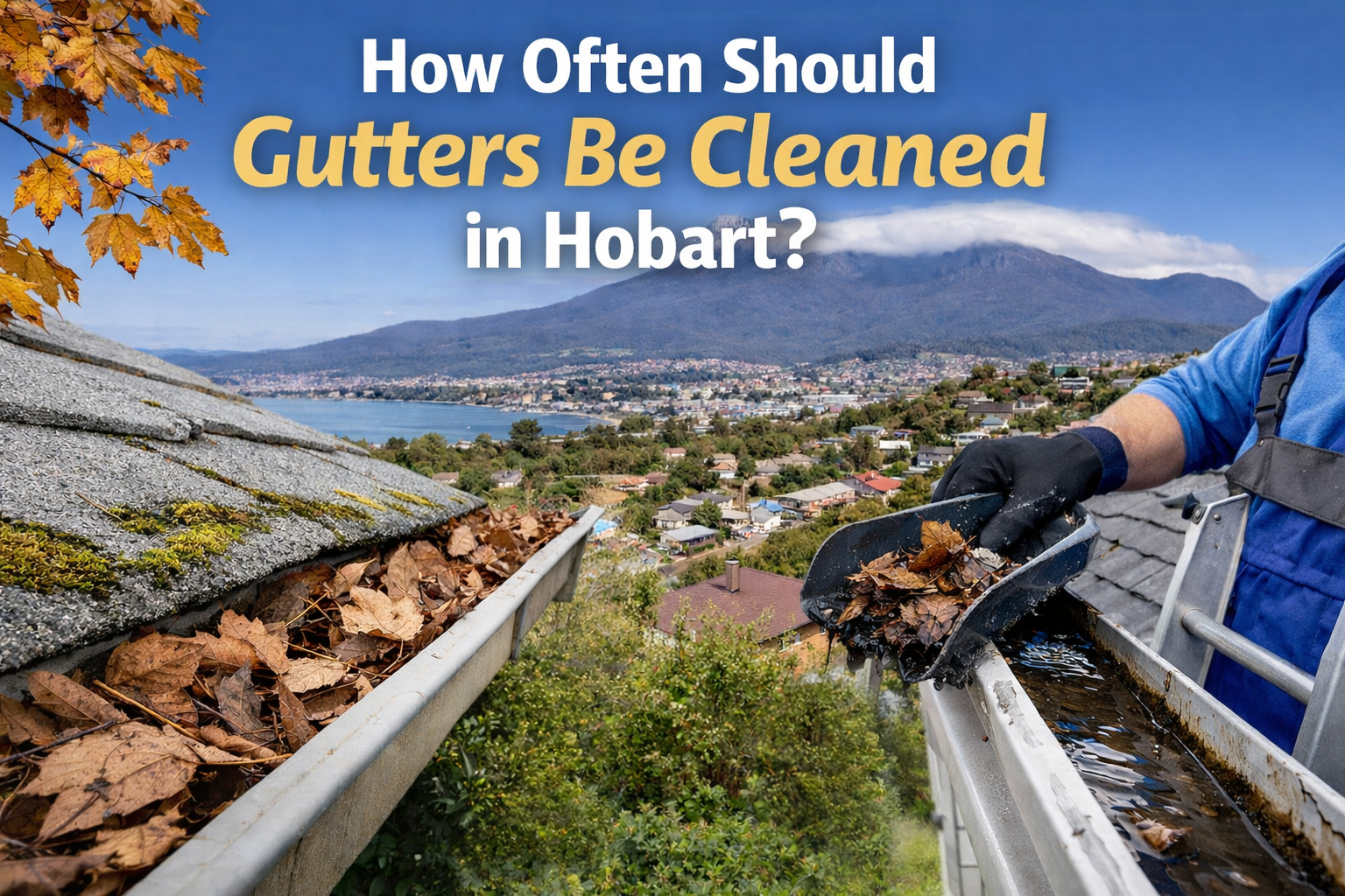 How Often Should Gutters Be Cleaned in Hobart?