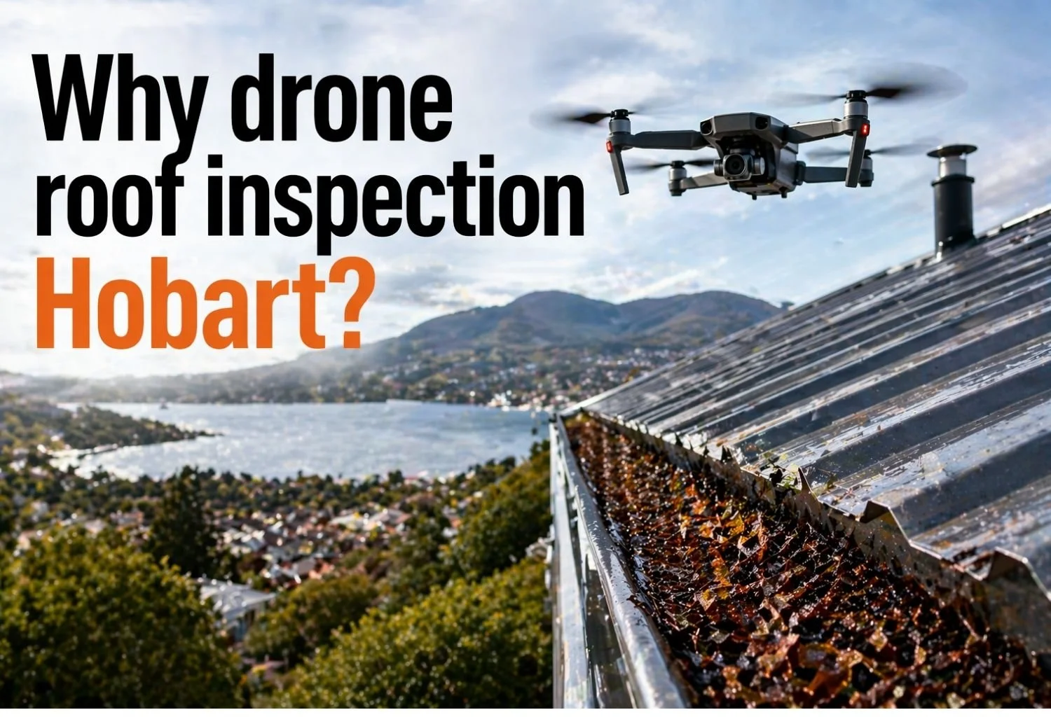 Drone Roof Inspection in Hobart for Gutters, Roof Damage and Hard-to-Reach Areas