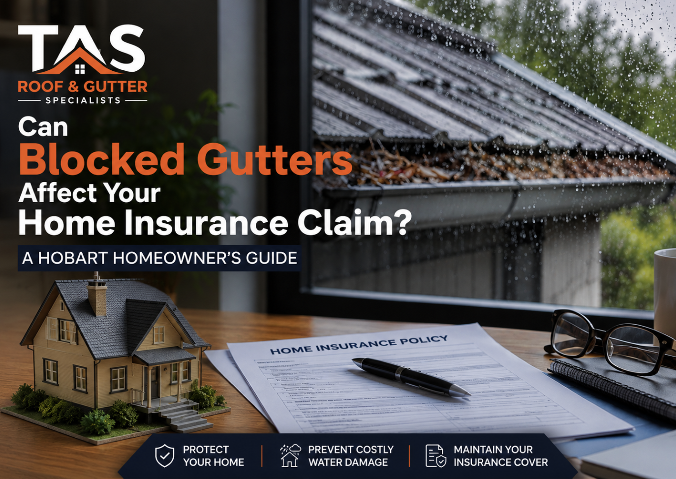 Can Blocked Gutters Affect Your Home Insurance Claim? A Hobart Homeowner’s Guide 2026