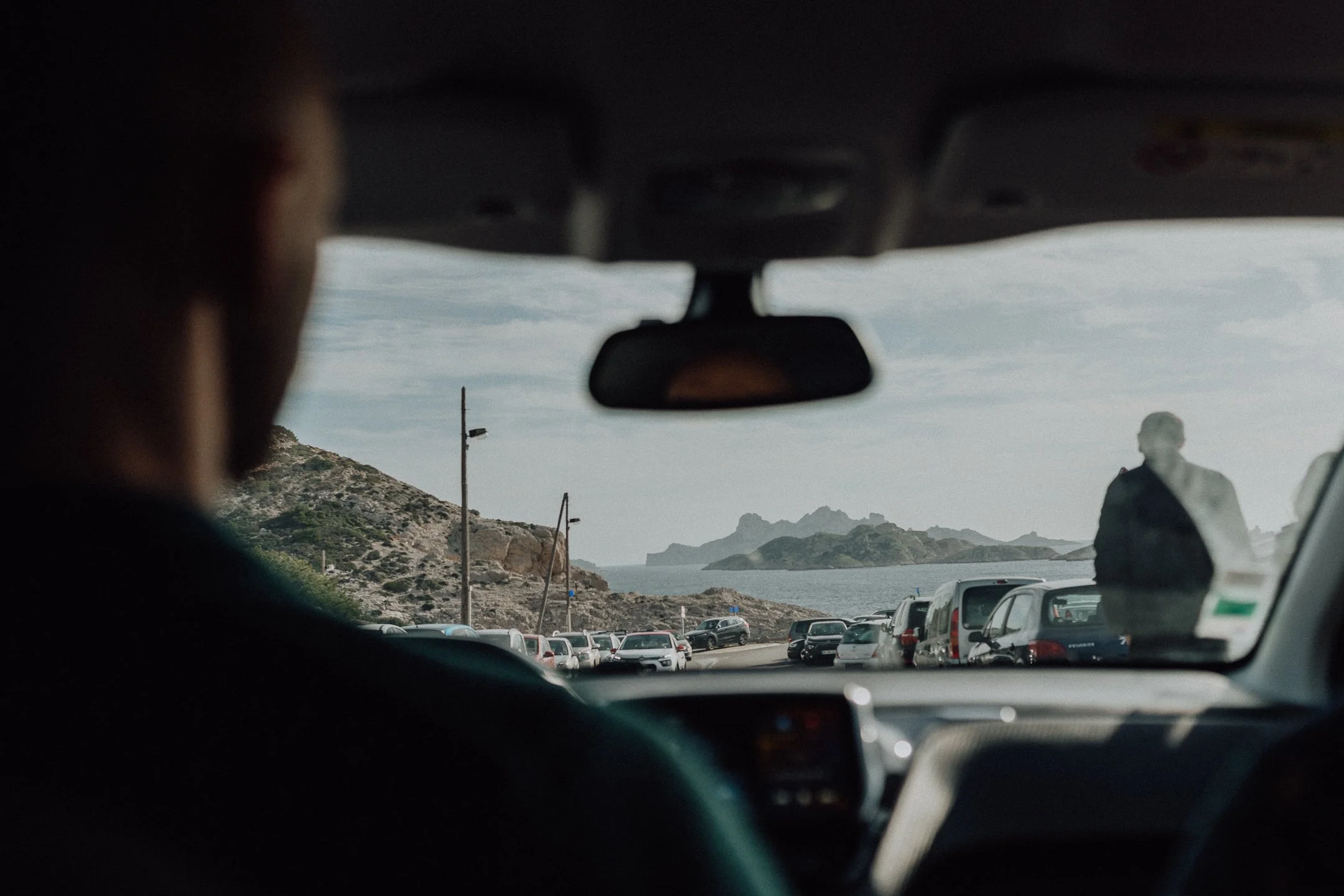 En voiture pour Les Goudes à Marseille