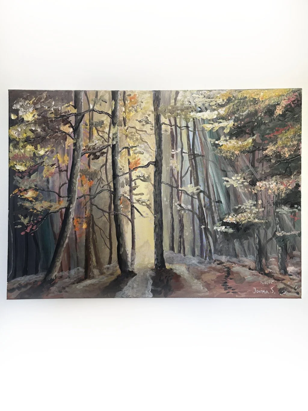 Autumn Light – Original auf Leinwand – 70x40cm