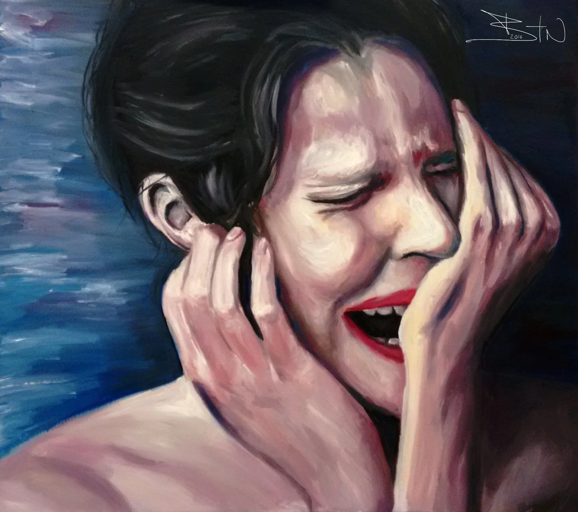    “Breaking” [2016]   
Oil on canvas - 80x90cm  
510€