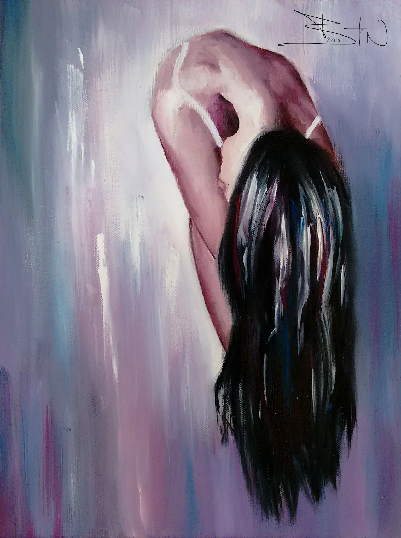    ”Solitude 4/5” [2016]   
Oil on canvas - 30×40cm
 
210€