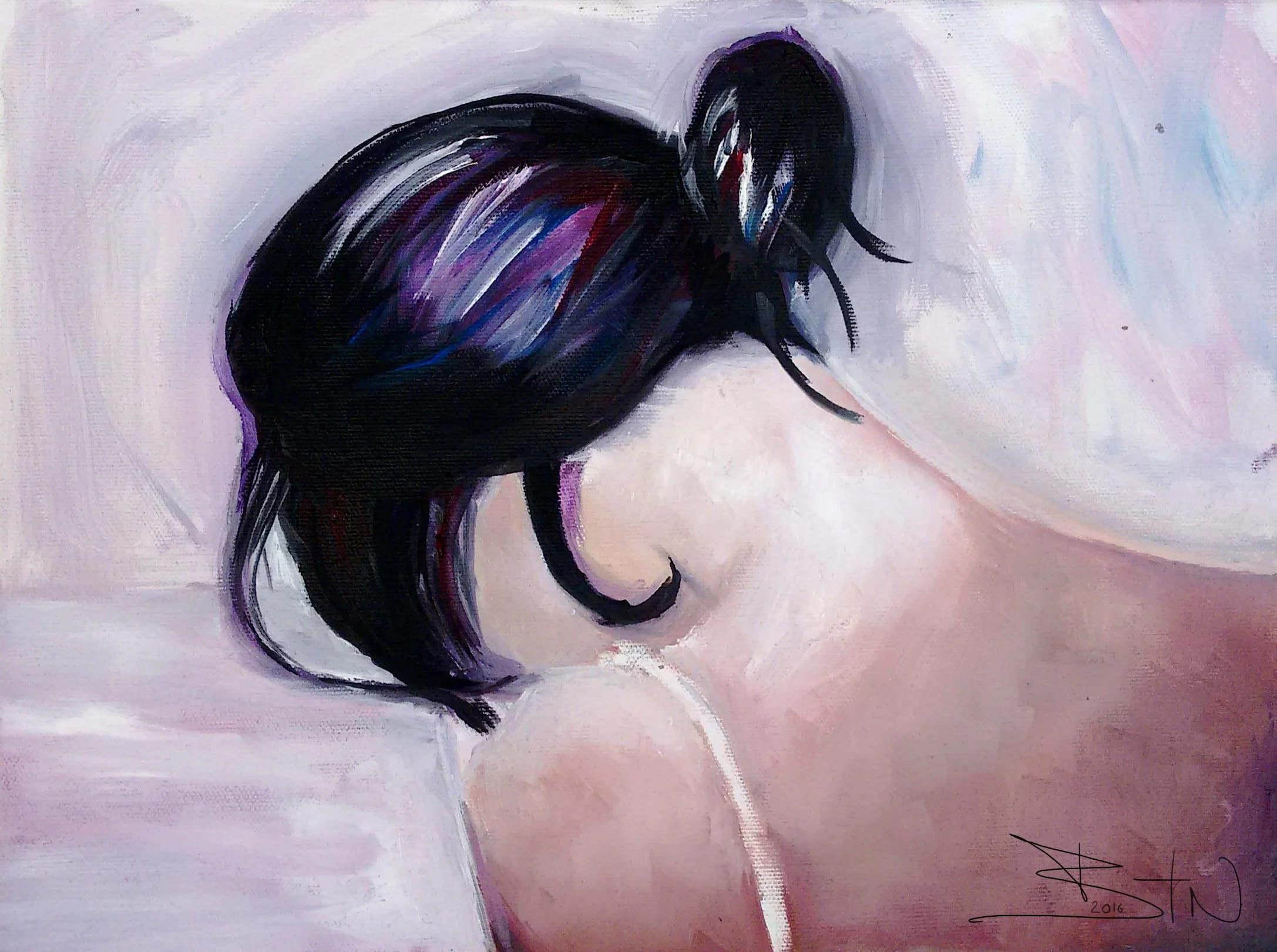    ”Solitude 3/5” [2016]   
Oil on canvas - 30×40cm
 
210€