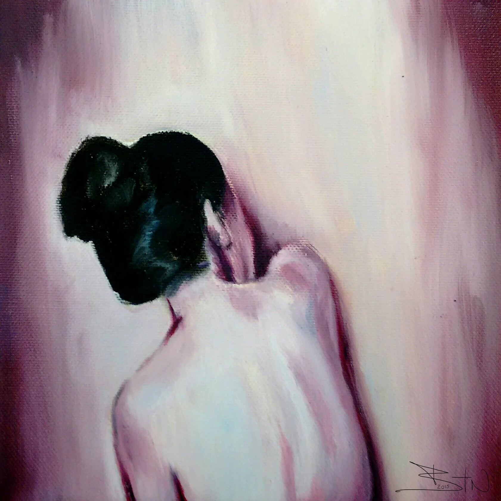    “Woman's back” [2015]   
Oil on canvas - 20×20cm
  
120€