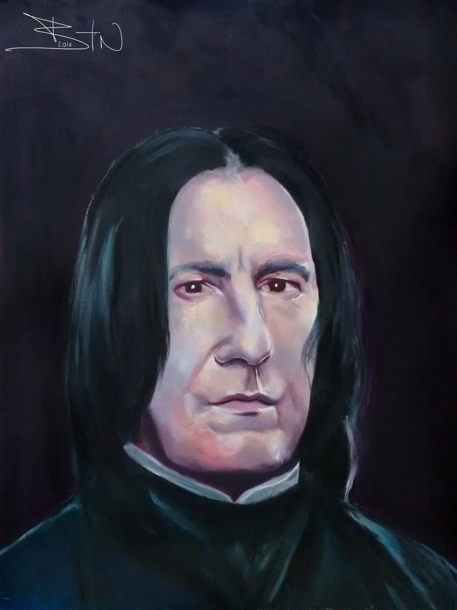    “Snape” [2016]   
Oil on paper - 52×67cm
  
178,5€