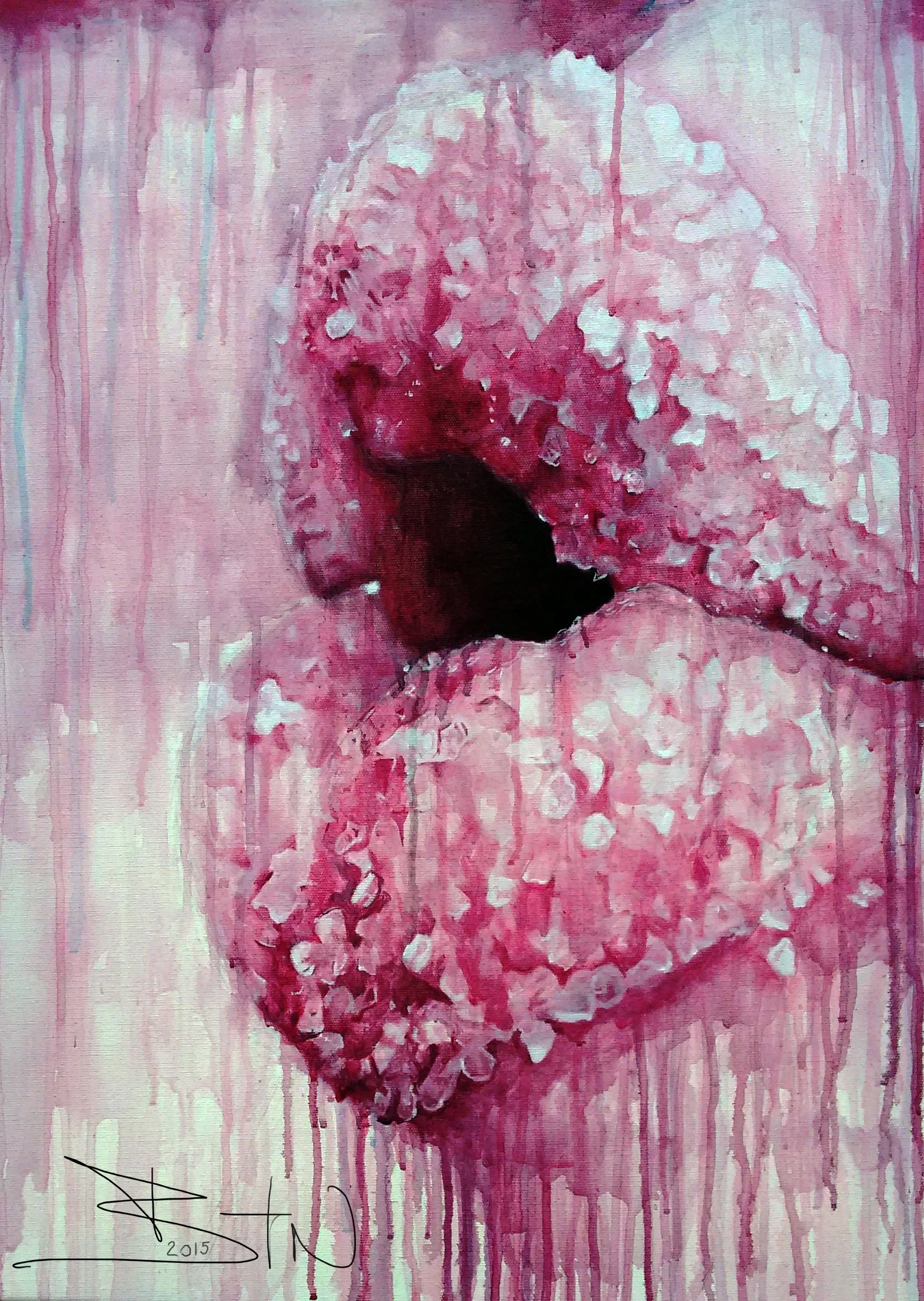    “Sugarlips” [2015]   
Acrylic on canvas - 50×70cm
  
360€