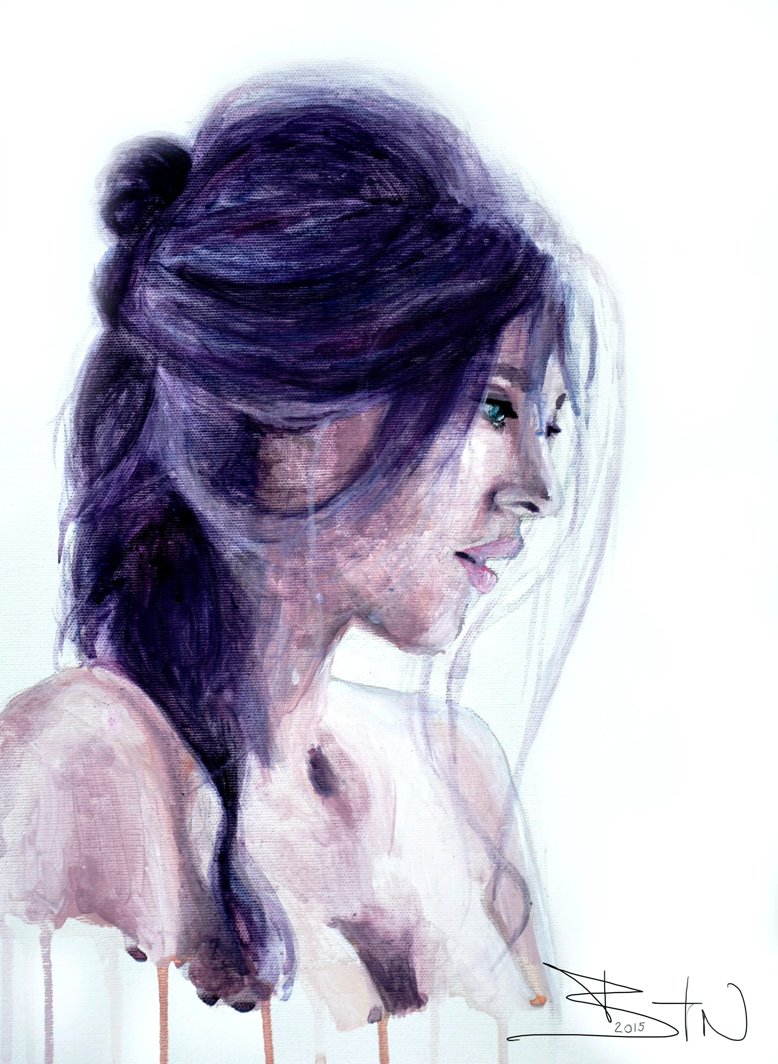    “Braid” [2015]   
Acrylic on canvas - 30×40cm
  
210€