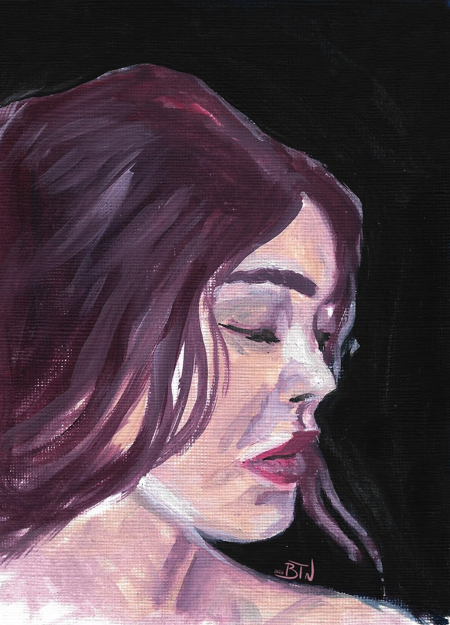    ”Oil practise” [2020]   
Oil on paper - 12×18cm
 
45€