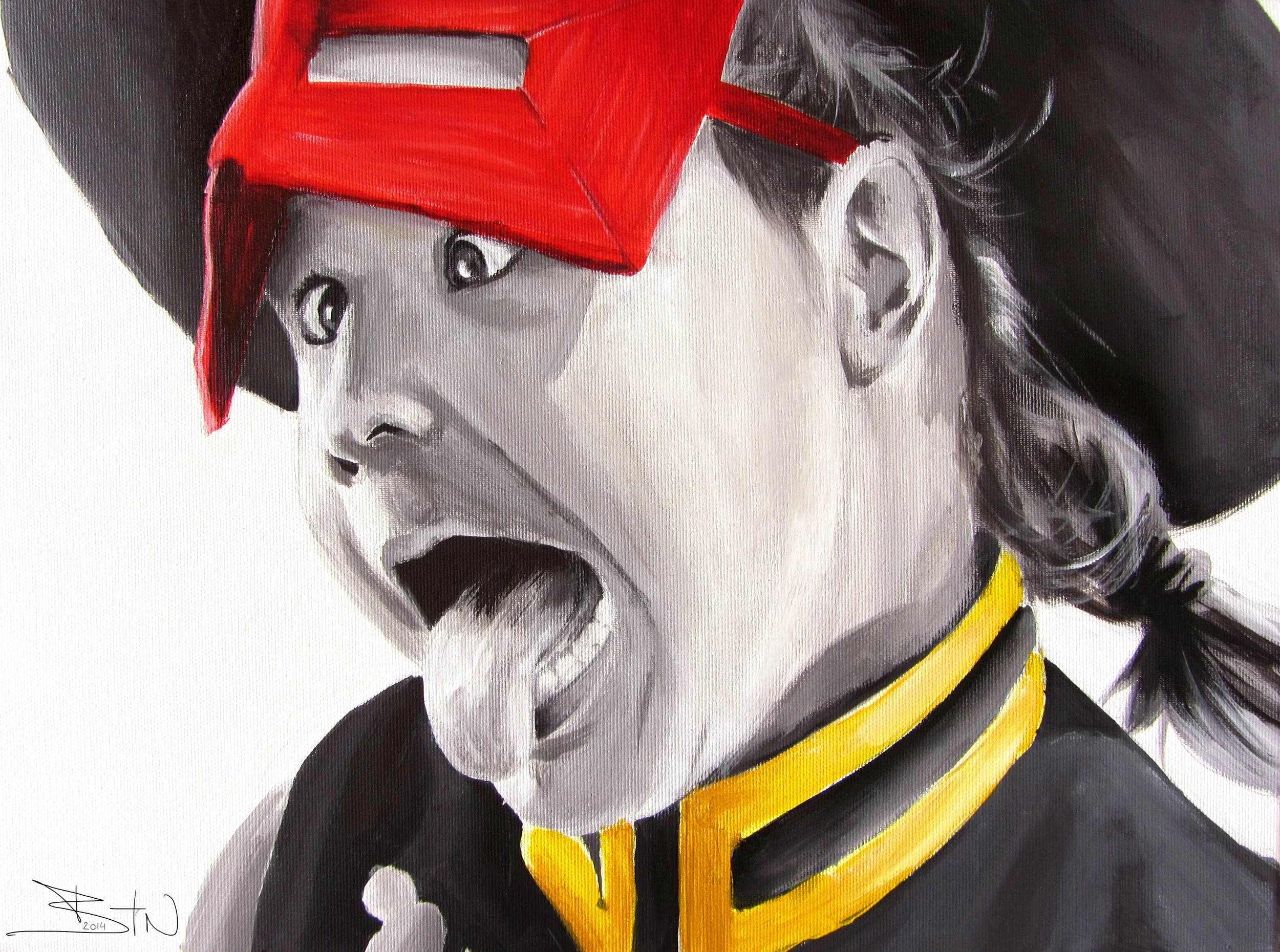    “No time to sleep” [2014]   
Acrylic on canvas - 30×40cm
  
210€