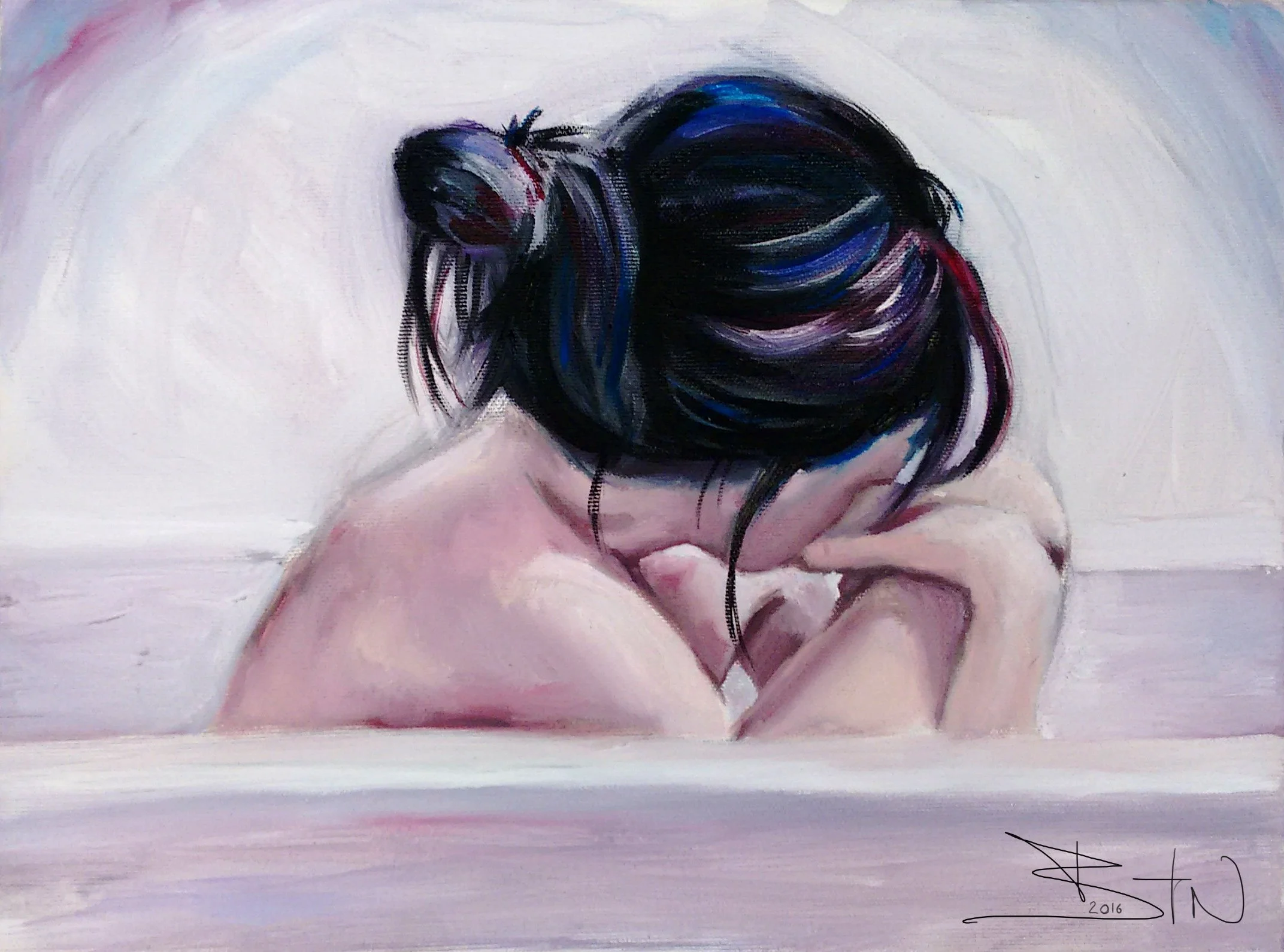    ”Solitude 2/5” [2016]   
Oil on canvas - 30×40cm
 
210€