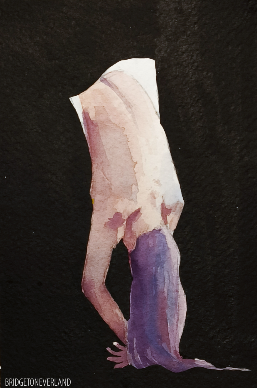    “Heavy” [2021]   
Watercolour on paper - 12×18cm
  
45€