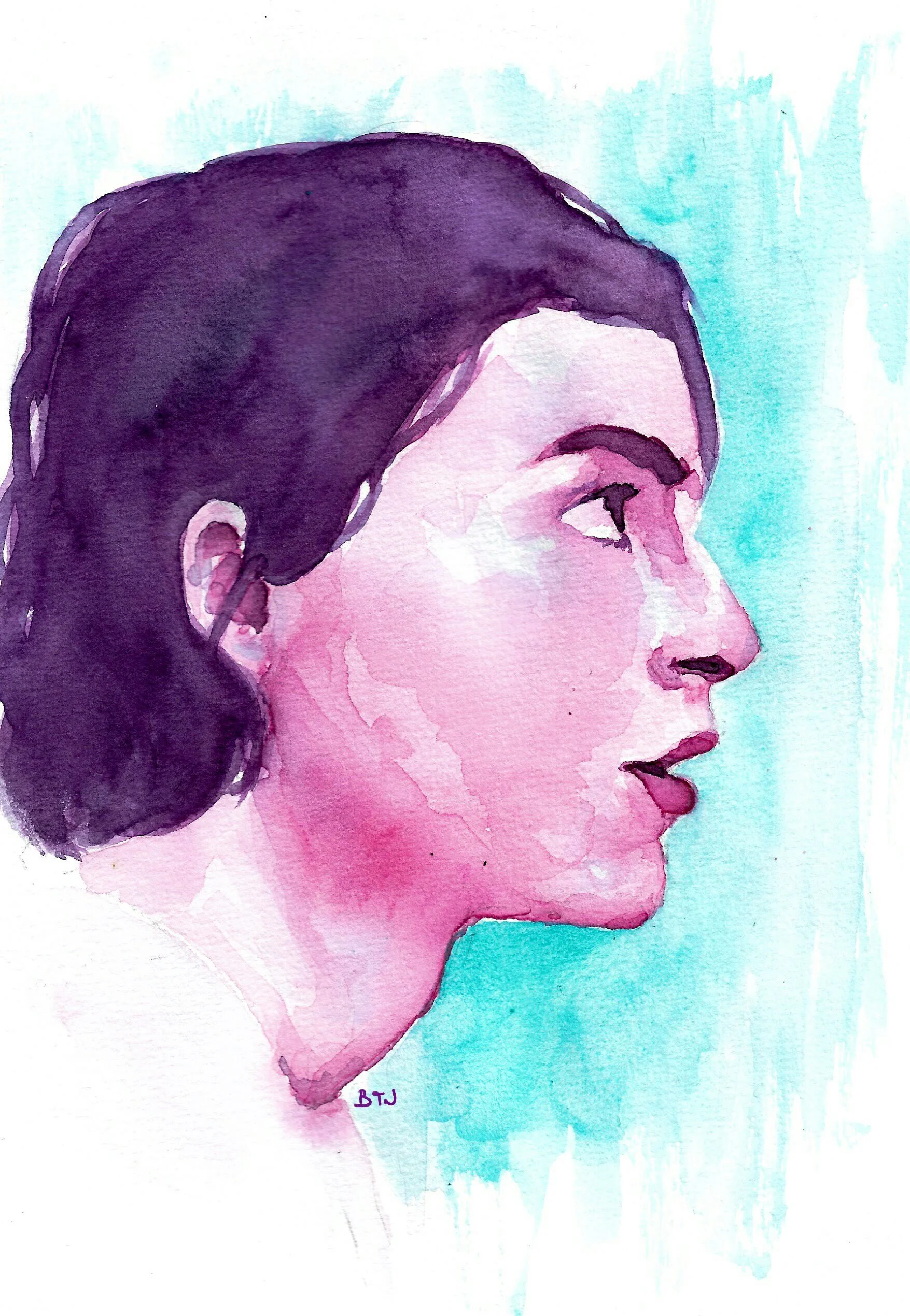    “Watercolour practise” [2019]   
Watercolour on paper - 15×23cm
  
57€