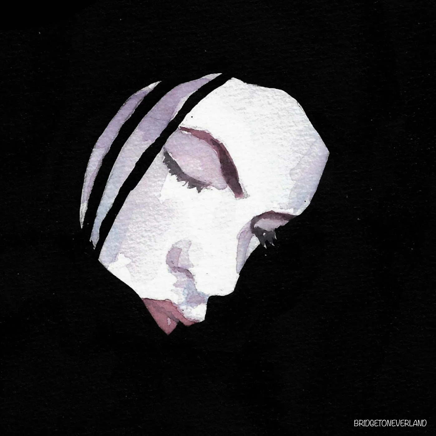    ”Hide and seek 4/4” [2020]   
Watercolour on paper - 15×23cm
 
57€