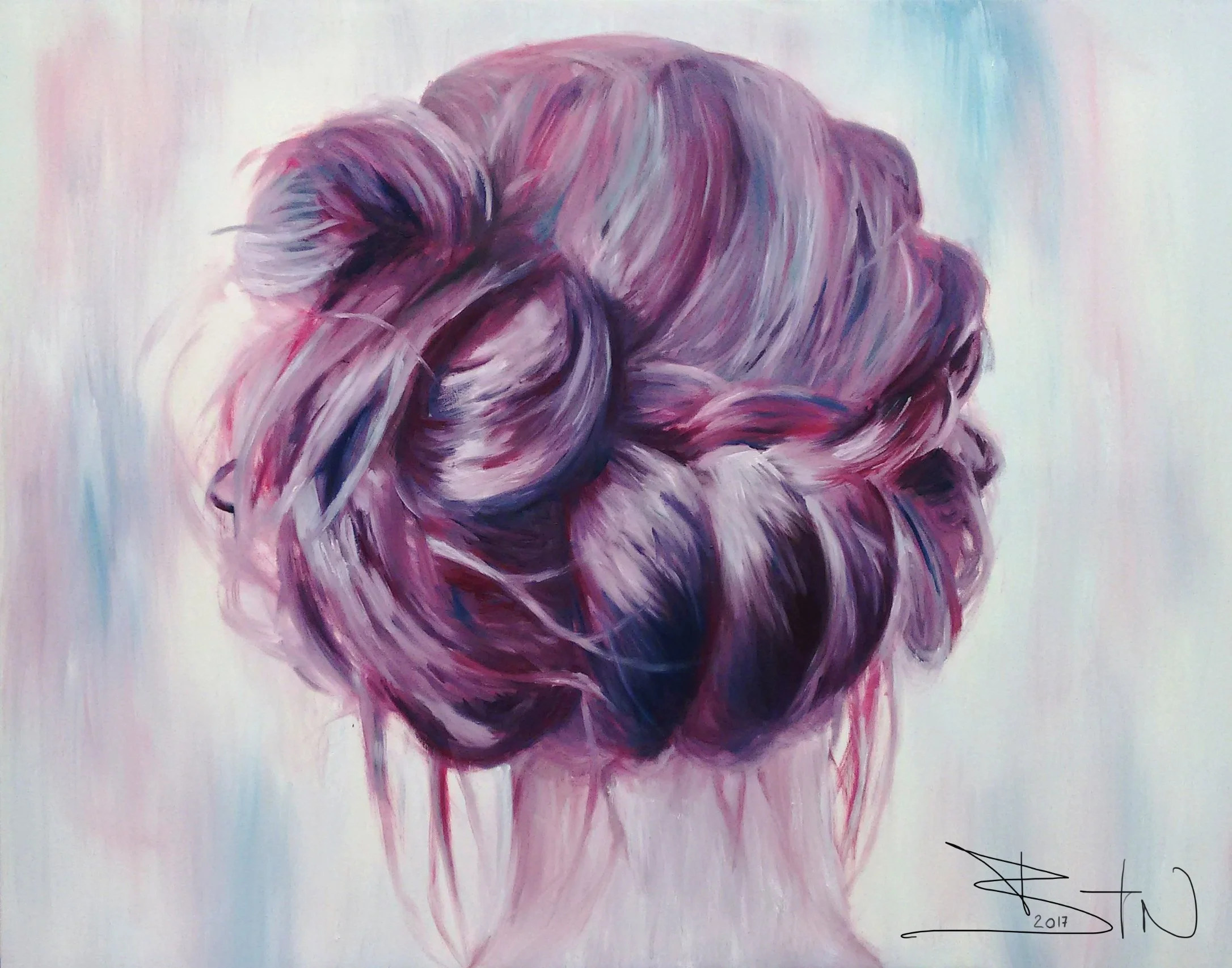    “Messy” [2017]   
Oil on canvas - 80×100cm
  
540€