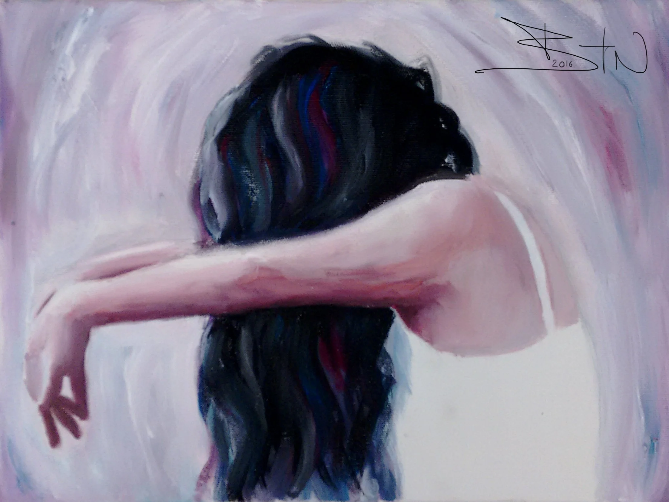    ”Solitude 1/5” [2016]   
Oil on canvas - 30×40cm
 
210€