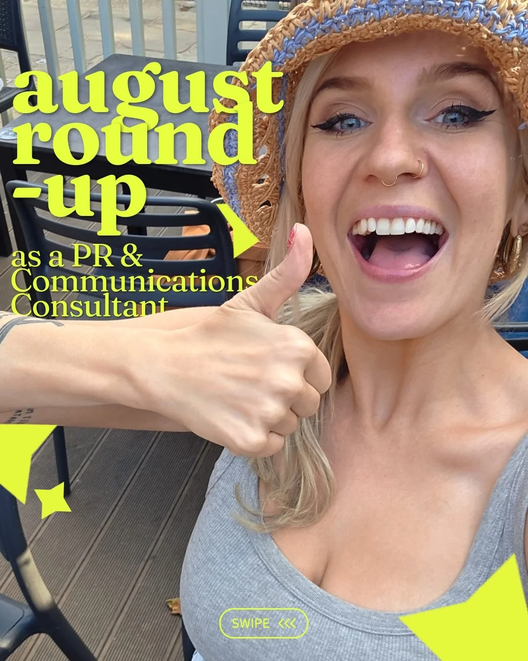 August might just be my favourite month so far since launching Laura White Comms 👀

Busy doesn&rsquo;t even cover it, but the good kind of busy!

August wasn&rsquo;t all work either (after all, we all deserve some down-time too, don&rsquo;t we?)✨

A