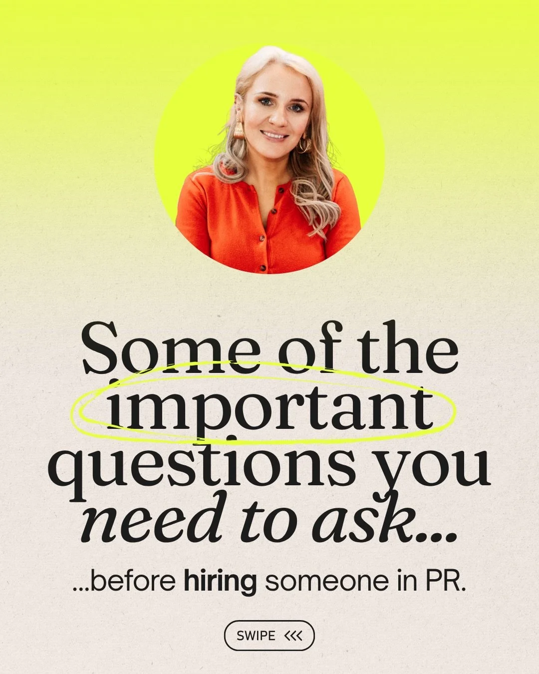 Thinking about bringing someone in to help with your PR?

Well, there are some questions you need to consider first 👀

Choosing who to work with is a big decision, and asking the right questions at the start can save you a lot of time, money and fru